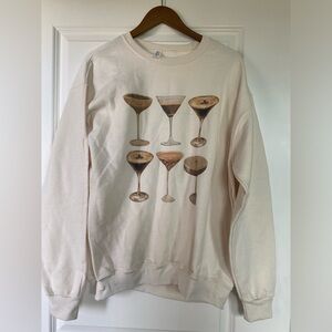 Custom Swestshirt - Martini Glasses
